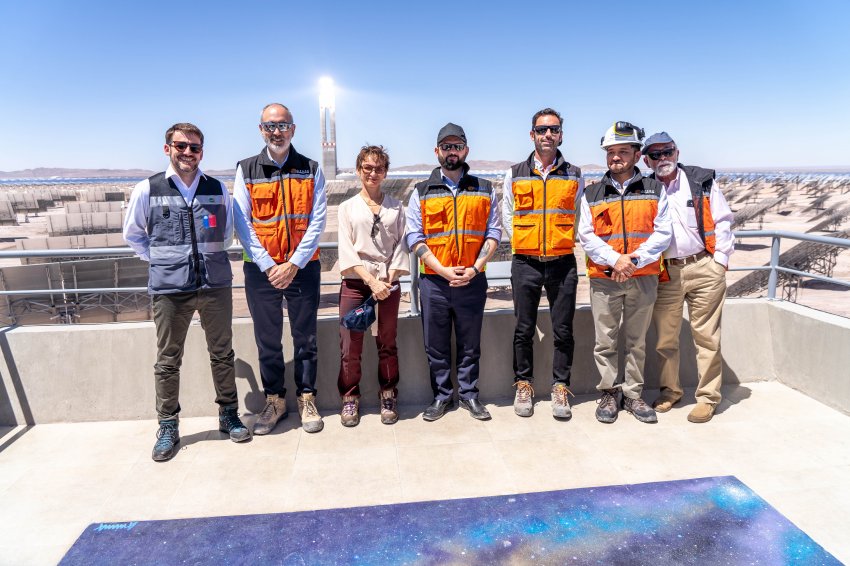 Presidente Gabriel Boric visita Planta Termosolar Cerro Dominador